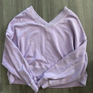 Aerie V neck sweatshirt